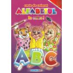 Carte de colorat alfabetul in culori