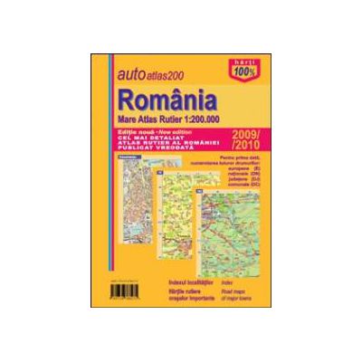 Romania. Mare Atlas Rutier