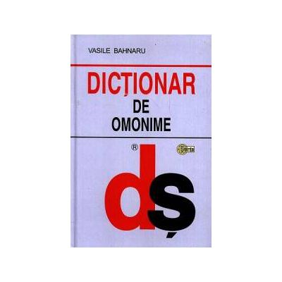 Dictionar de omonime (cartonat)